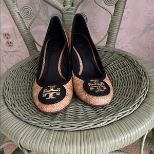 Raffia Tory Burch Wedges